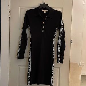 Black viscose Michael Kors dress